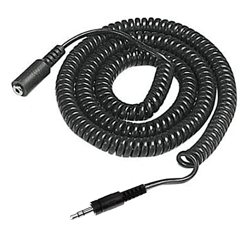 3,5mm Klinke Verlängerung Spiral- kabel für Taster 4m m/f